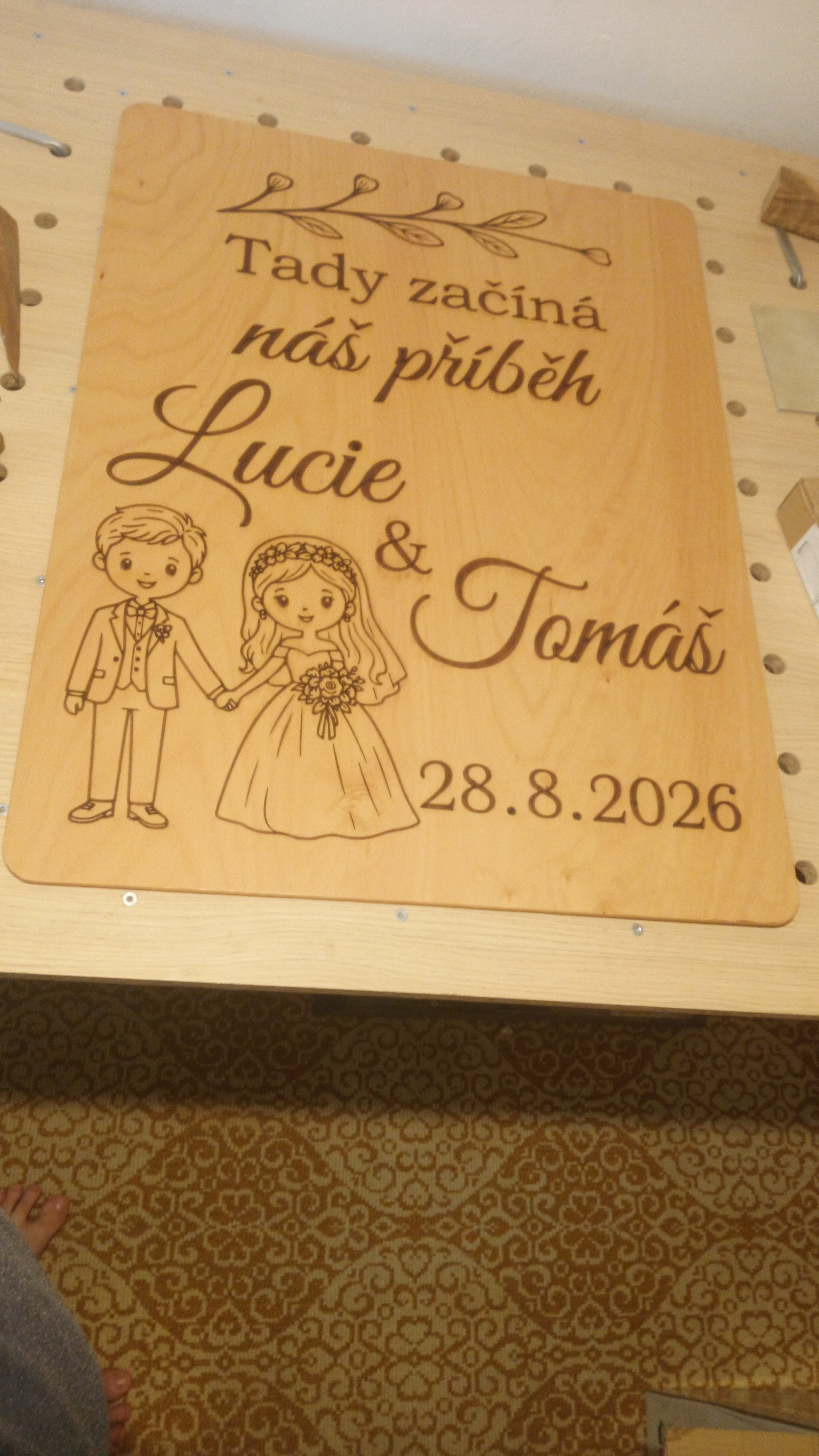 Svatební cedule